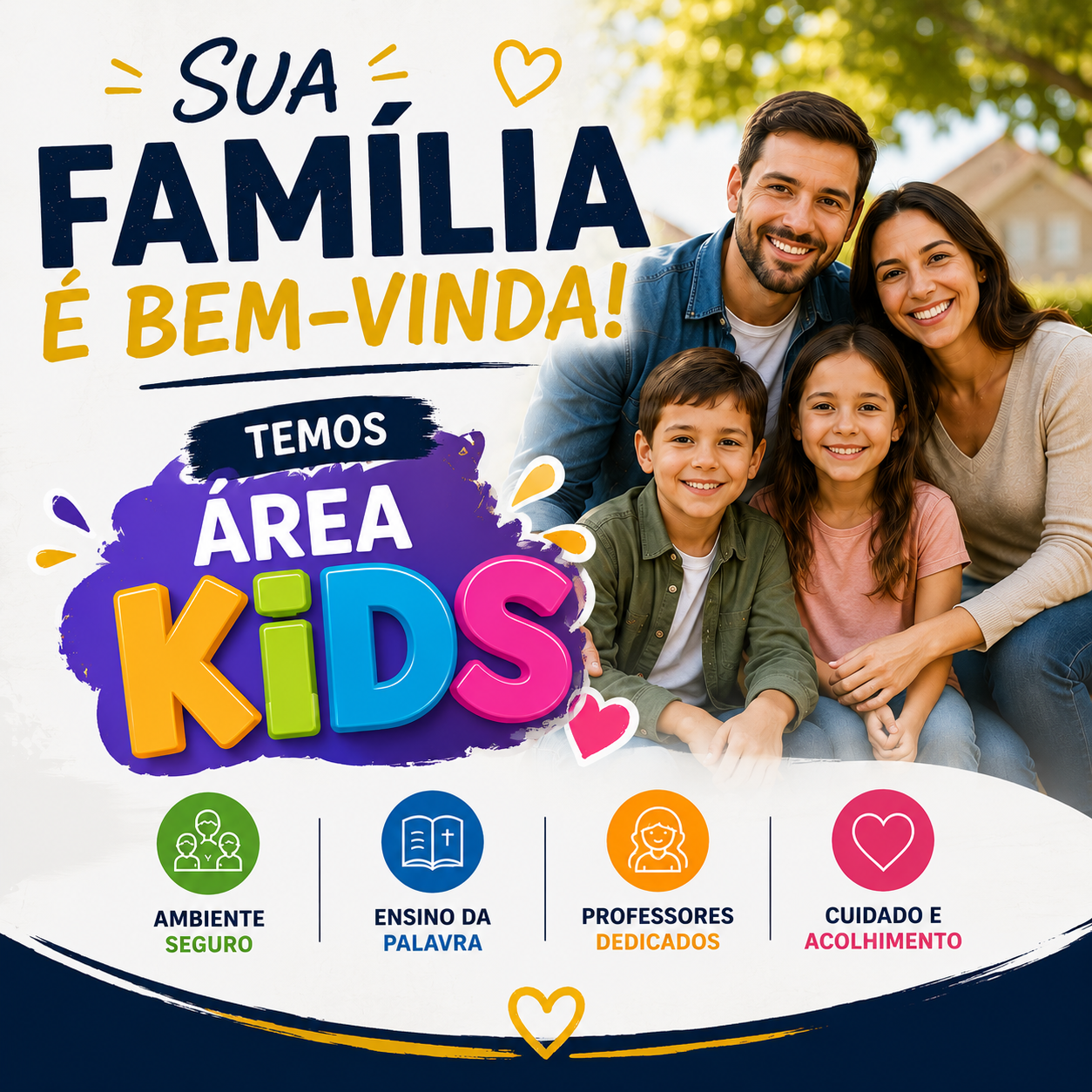 Área Kids da Igreja Batista